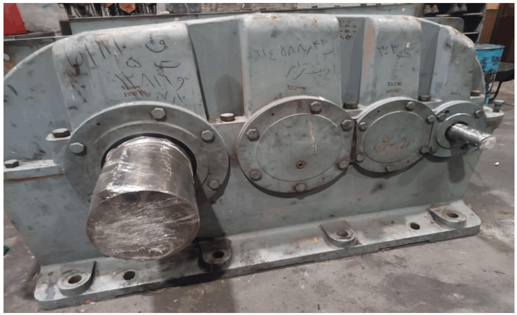 caja reductora ensamblada