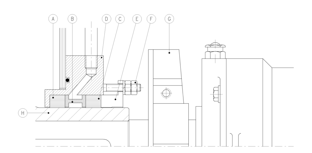 Plano de Prensaestopa de Ventilador