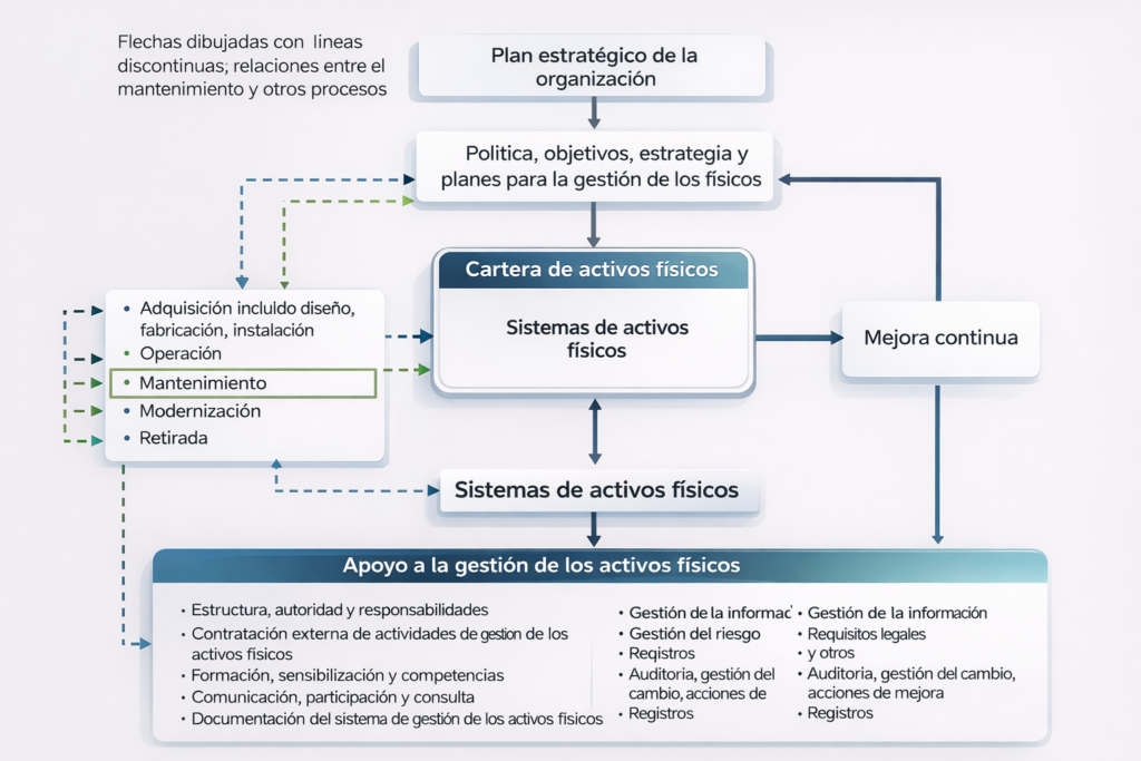 Diagrama de procesos de gestión de activos